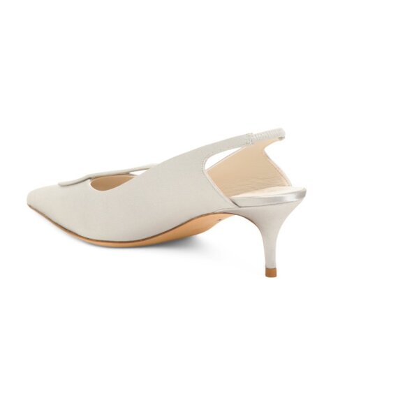 SOMETHING BLEU Blush Pink Made In Italy Veva Slingback Pumps - Picture 2 of 2